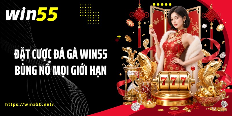 Đặt cược đá gà WIN55 bùng nổ mọi giới hạn